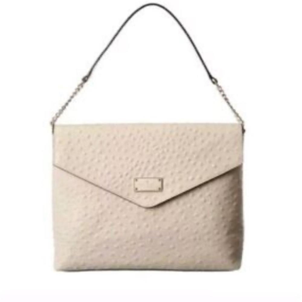 KATE SPADE BRIAR LANE QUILTED EMELYN CREAM HANDBAG